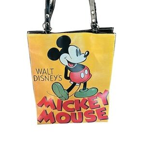 Disney Classic Mickey Mouse faux leather Tote bag purse